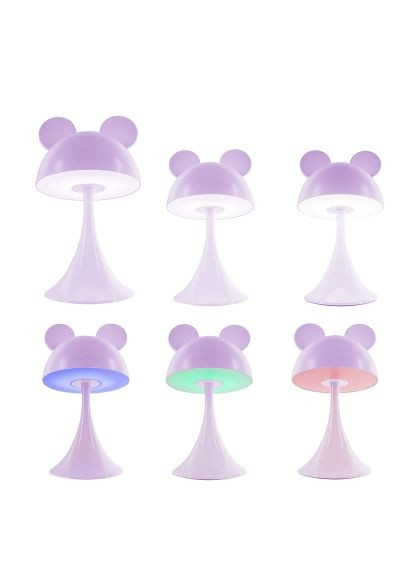 Ночник Светильник LED с аккумулятором Simple Mouse, (K25-317-2-5) Kite Світильник LED з акумулятором Simple Mouse, фіолет (367830022)