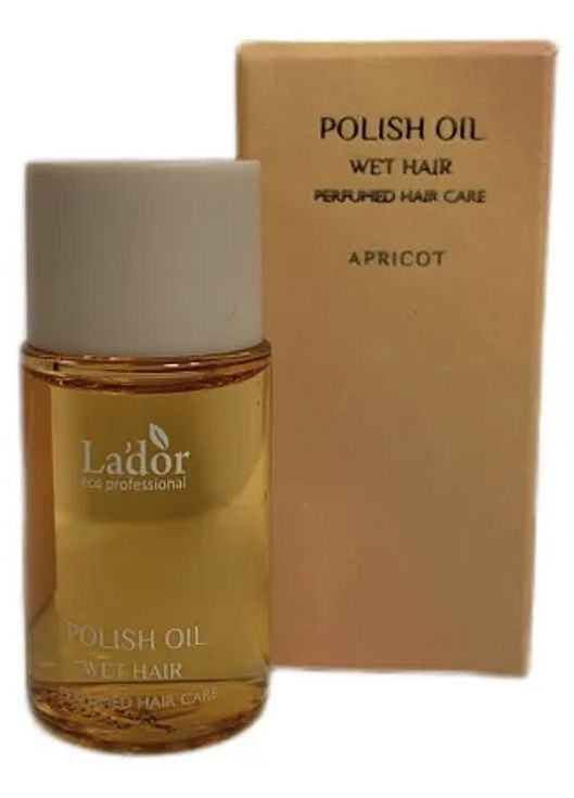 Парфюмерное масло для волос "Абрикос" (мини) Polish Oil Wet Hair Apricot 10ml (2-1108594) La'dor (369795315)