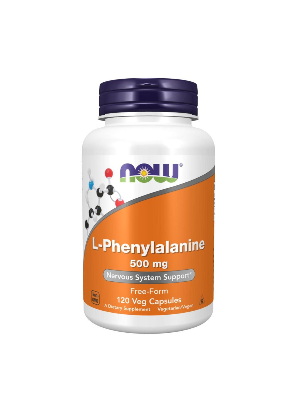 Л- Фенилаланин L- Phenylalanine 500 мг 120 капсул Now Foods (346086559)