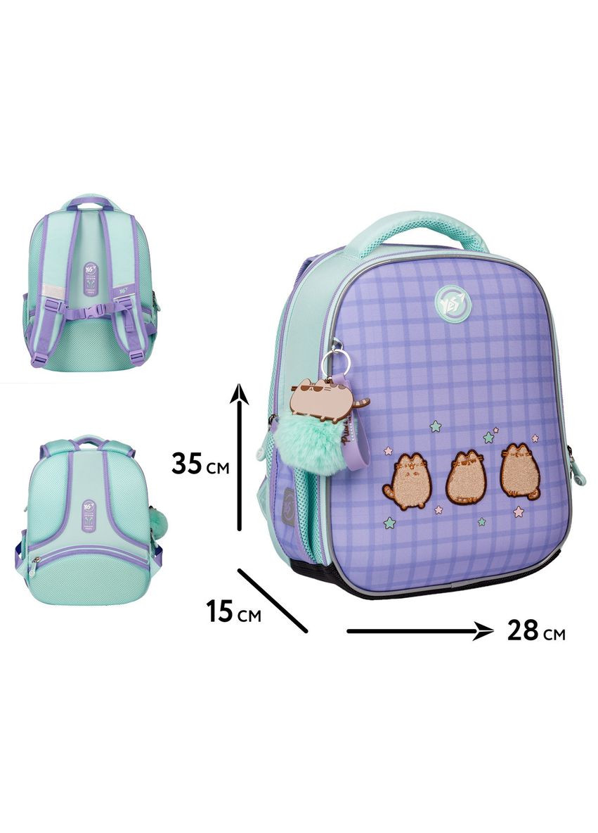 Рюкзак школьный каркасный Pusheen the Cat H-100 Yes (332653863)