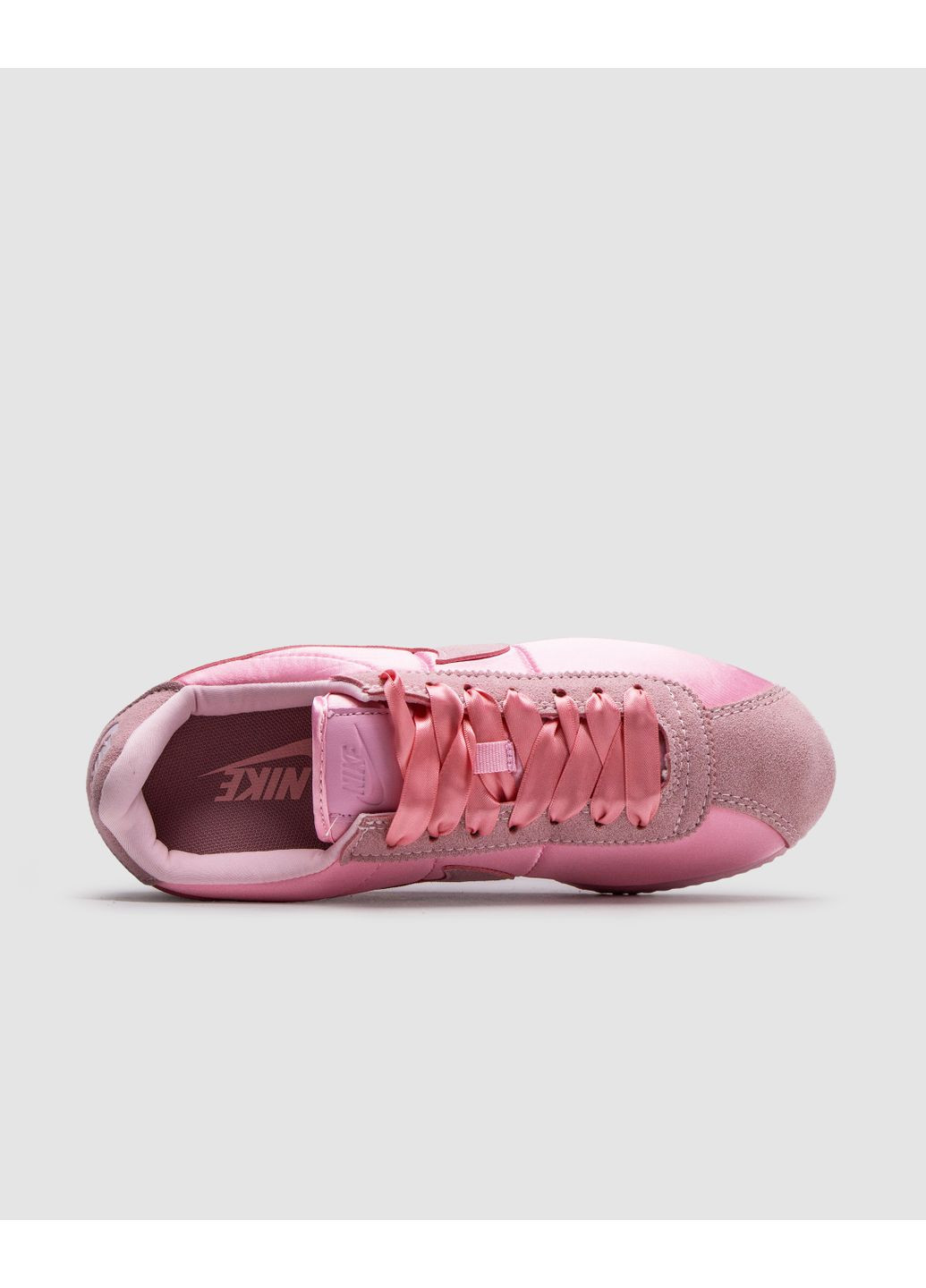 Рожеві Осінні кросівки чоловічі nike cortez soft pink satin найк кортез No Brand
