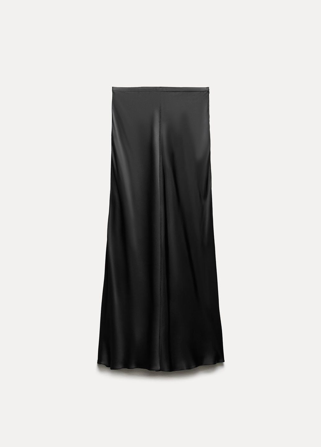 Серая праздничный однотонная юбка Zara