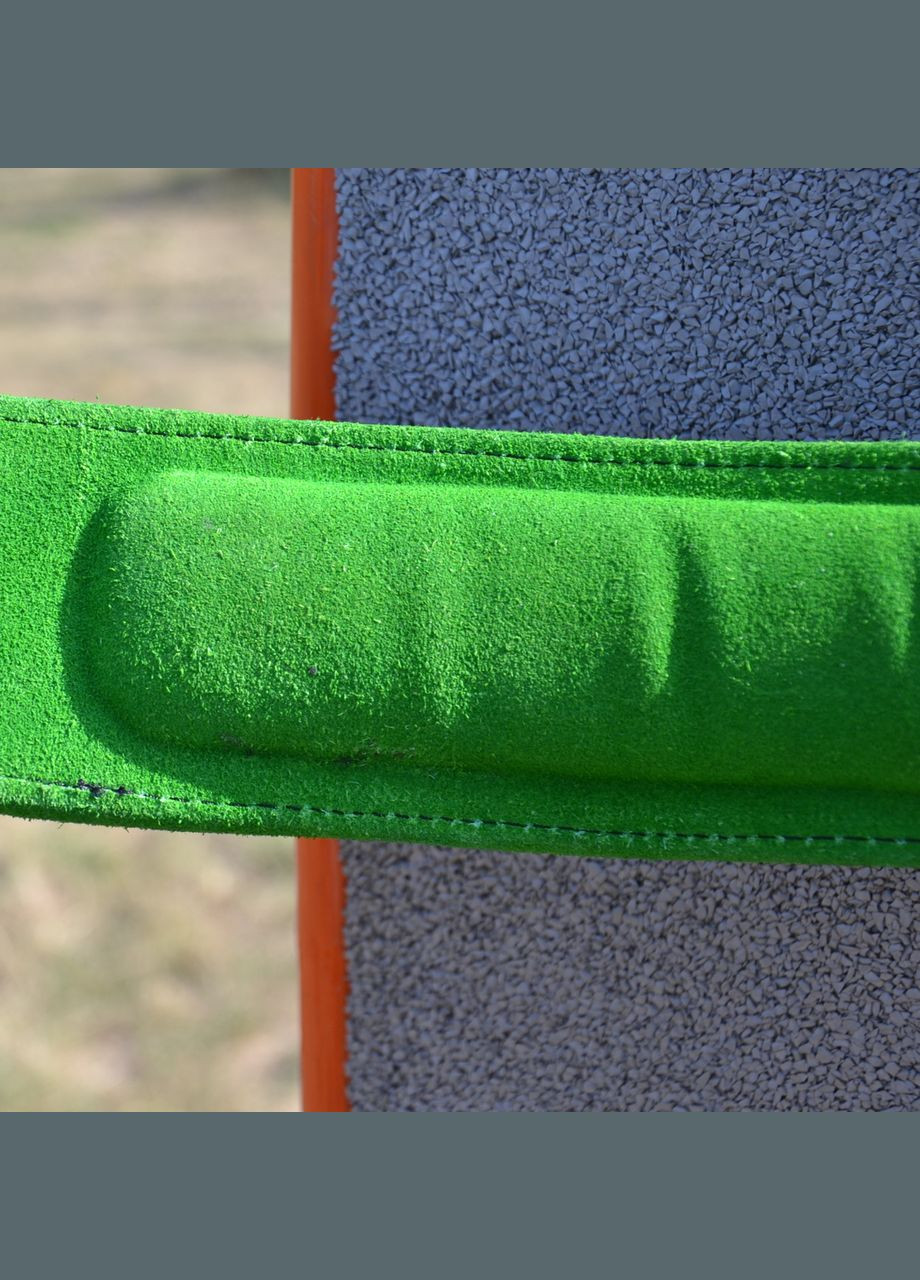 Пояс для важкої атлетики MFB-302 Quick Release Belt шкіряний Black/Green (A-012785) Mad Max (314810694)
