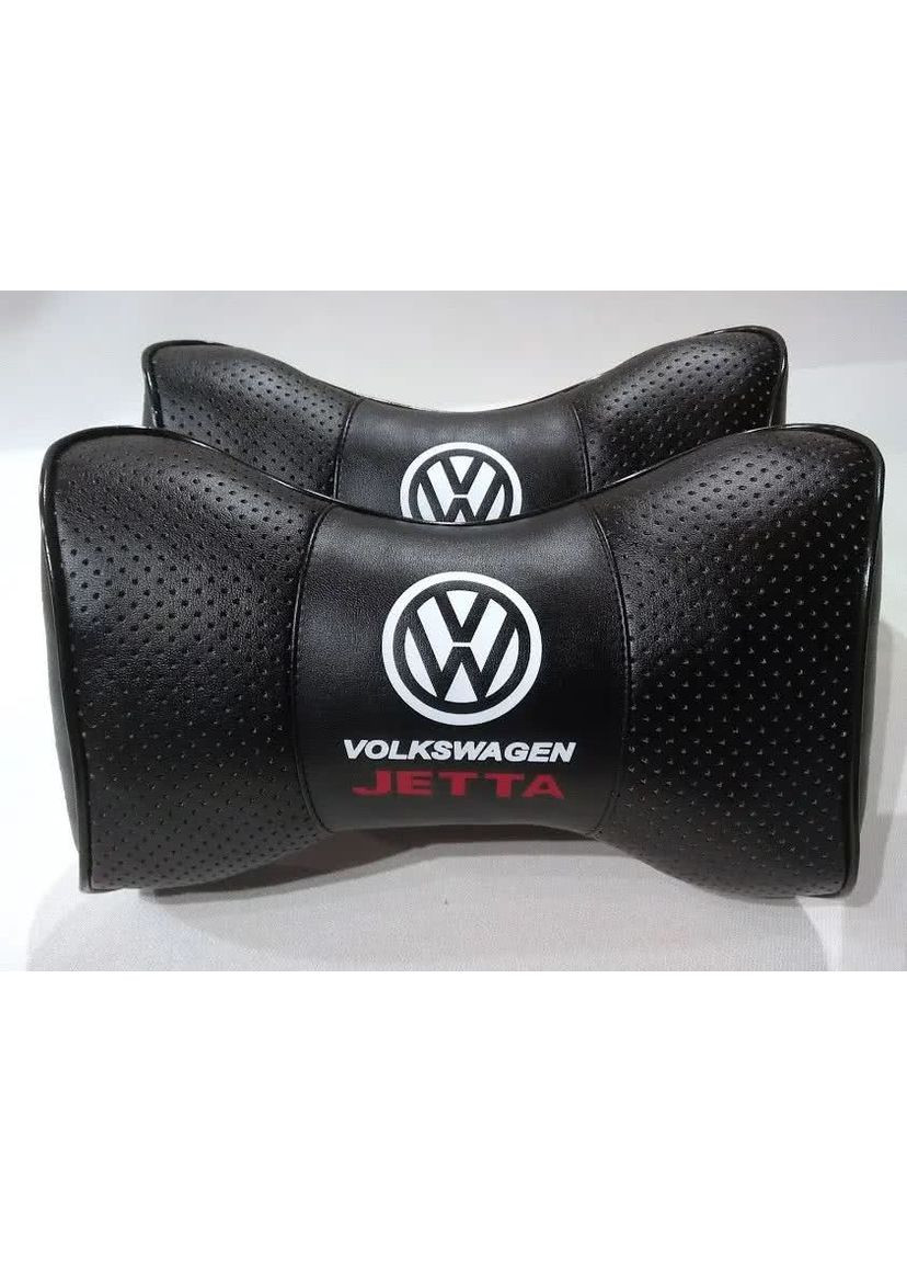 Подушка підголівник VOLKSWAGEN JETTA чорний 2шт No Brand (361149124)