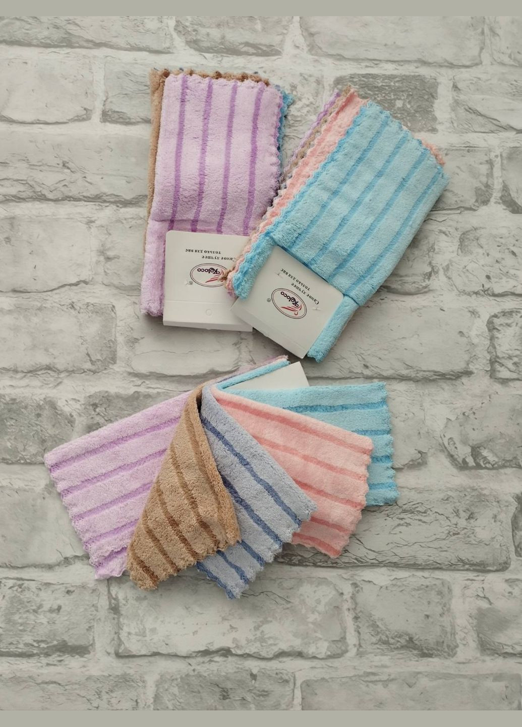 Набор полотенец No Brand комбинированный