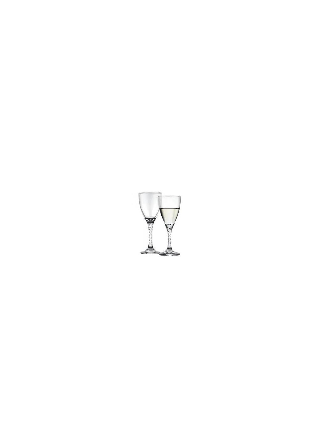 Набір келихів для білого вина 180 мл 6 предметів Twist 44362 Pasabahce (278051861)