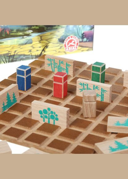 Настільна гра "Зачарований ліс" 911456, 20 дерев'яних брусків-перегородок Arial (301789626)