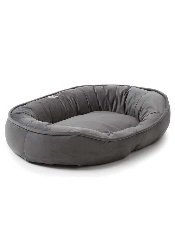 Лежак велюровий для собак великих і гігантських порід Пончик - L (100х80х21 см) PetBed (327434447)