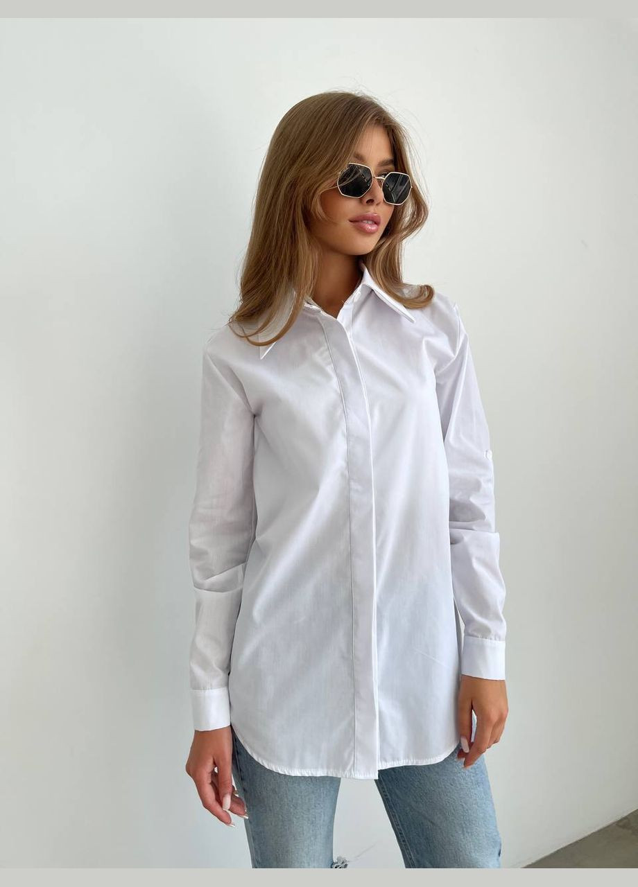 Базова біла сорочка з котону Vakko (334255383)