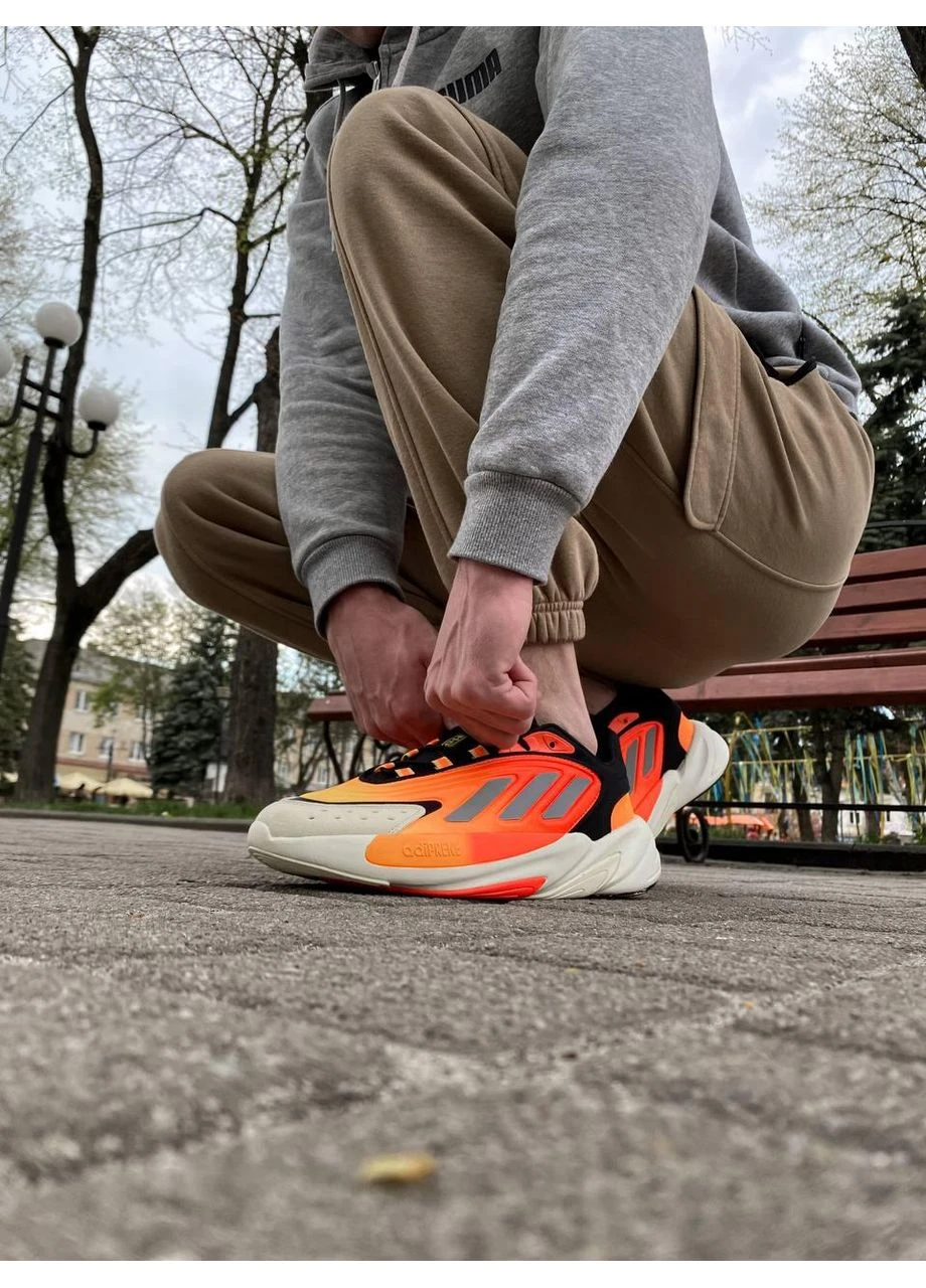 Цветные демисезонные кроссовки мужские adidas ozelia fiery адидас озелия No Brand