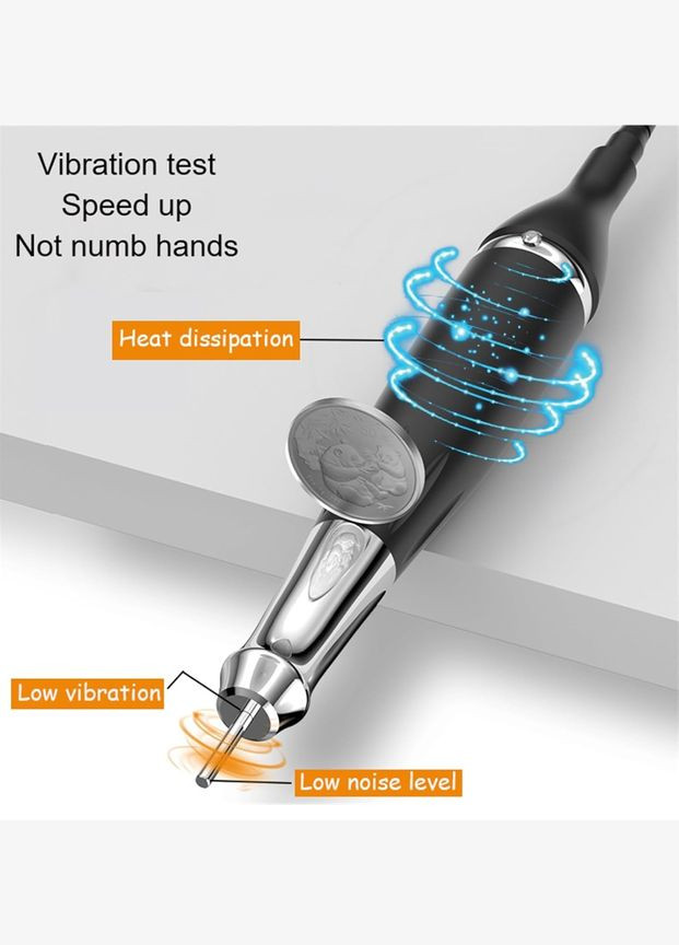 Професійний безщітковий фрезер 40000 об./хв. з датчиком червоного світла для акрилових, гелевих нігтів Global Fashion (299483747)