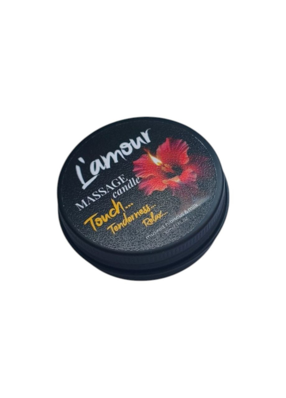 Масажна свічка ароматична для пар квітково-фруктова для розслаблюючого масажу тіла 30 мл Lamour (332211492)