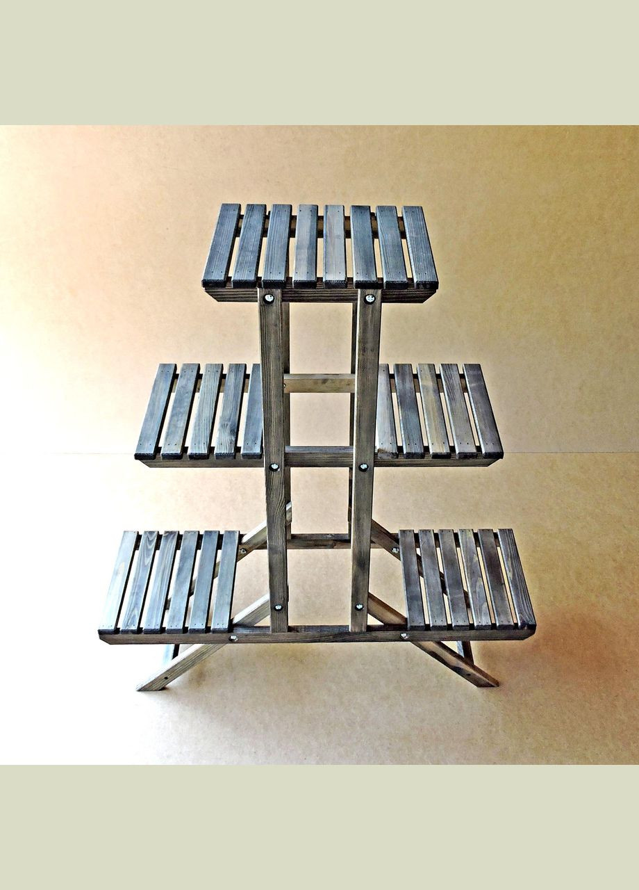 Підставка для квітів з дерева Прованс моріон (ЦВТ-0106) No Brand (328224771)