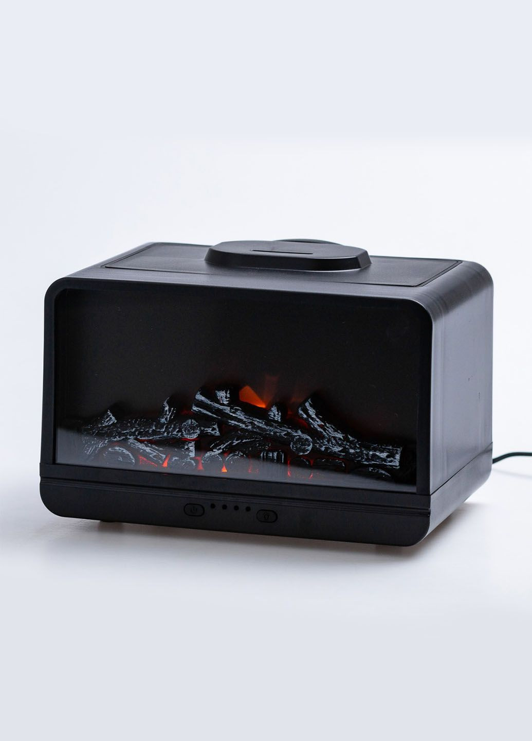 Ультразвуковой увлажнитель воздуха ночник и аромадифузор 3 в 1 Flame fireplace Камин с подсветкой 300 мл Good Idea (285895932)