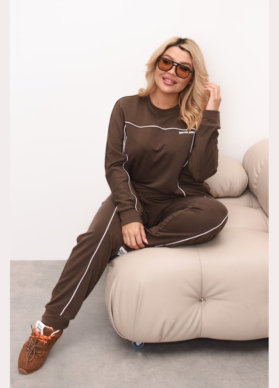 Жіночий весняний спортивний костюм кофта худі штани No Brand (324210745)