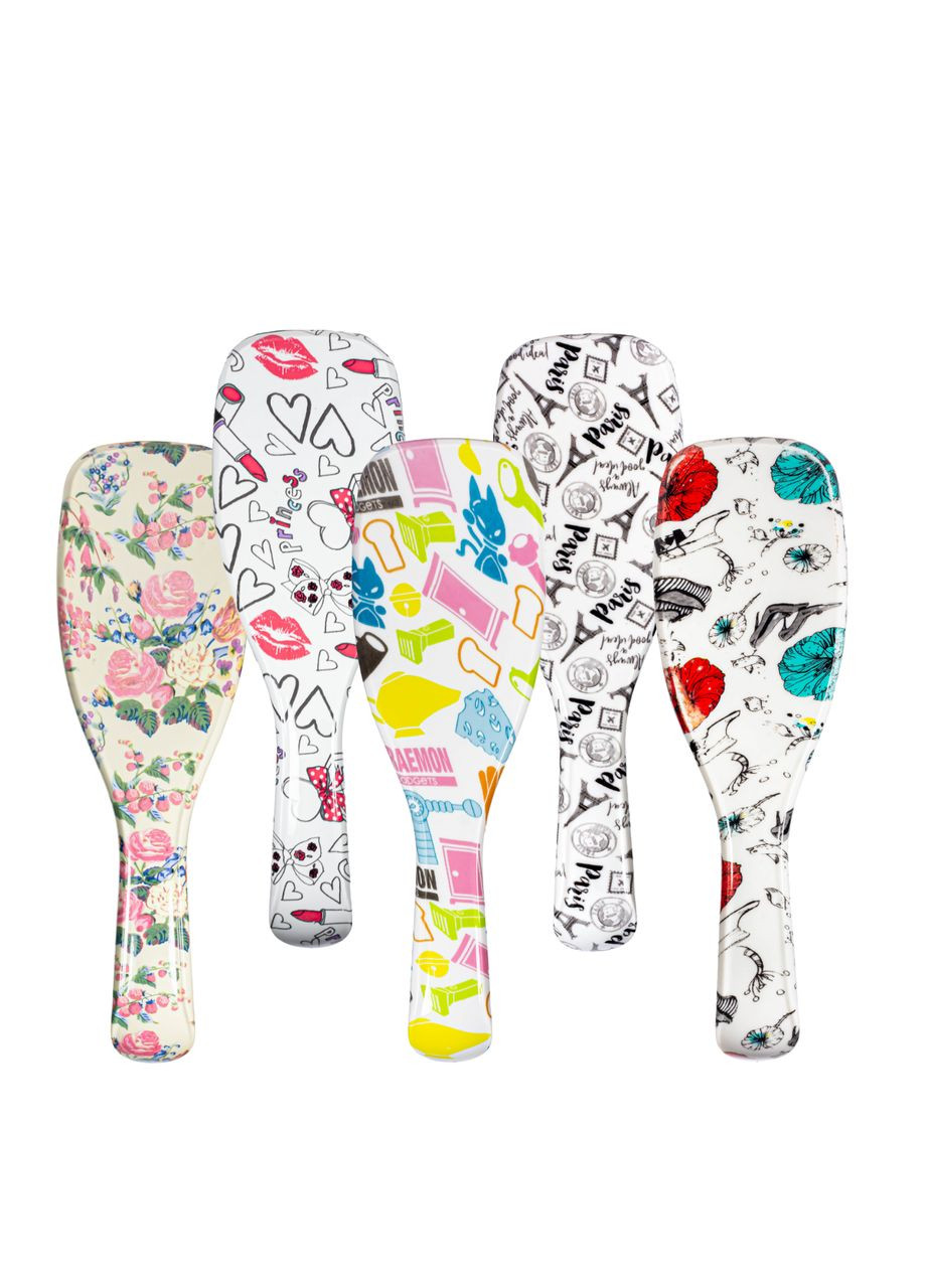 Масажна щітка вирівнювач для мокрого та сплутаного волосся Salon The Wet Detangler, Gadgets Salon Professional (367991313)