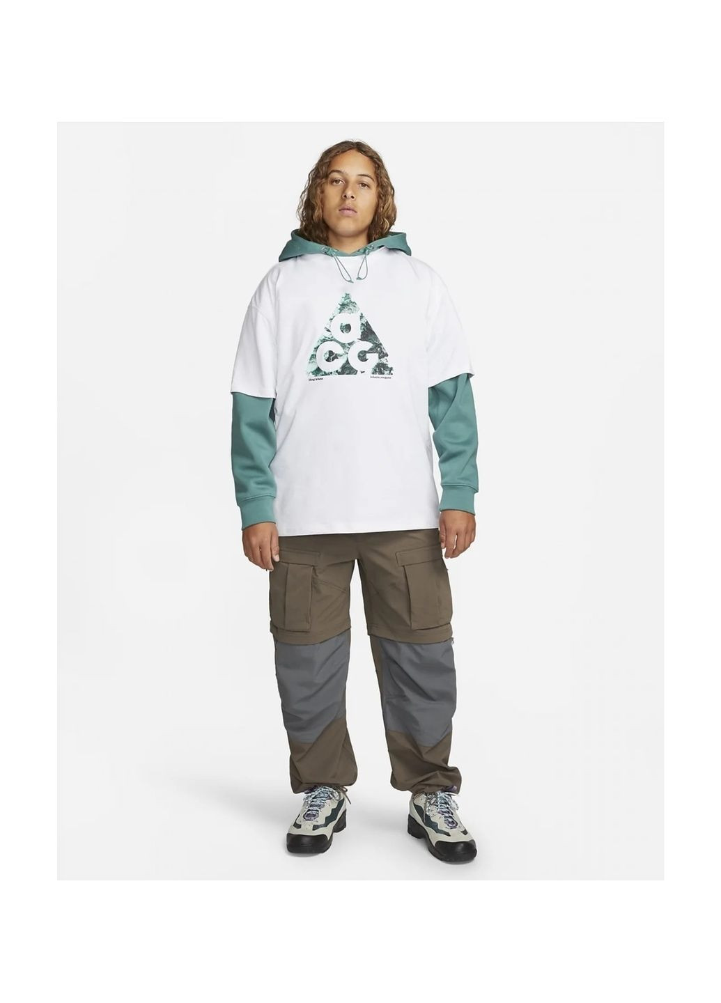 Белая футболка мужская acg tee white Nike