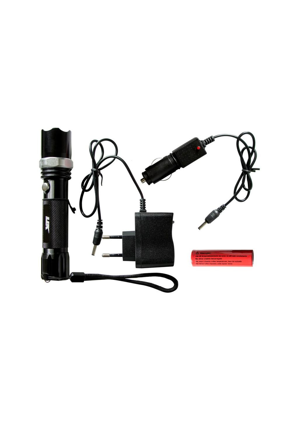 Сверхмощный сверхъяркий ручной аккумуляторный фонарь BL T8626 T6 противоударный фонарик Zoom 18650 X-Balog (297332070)