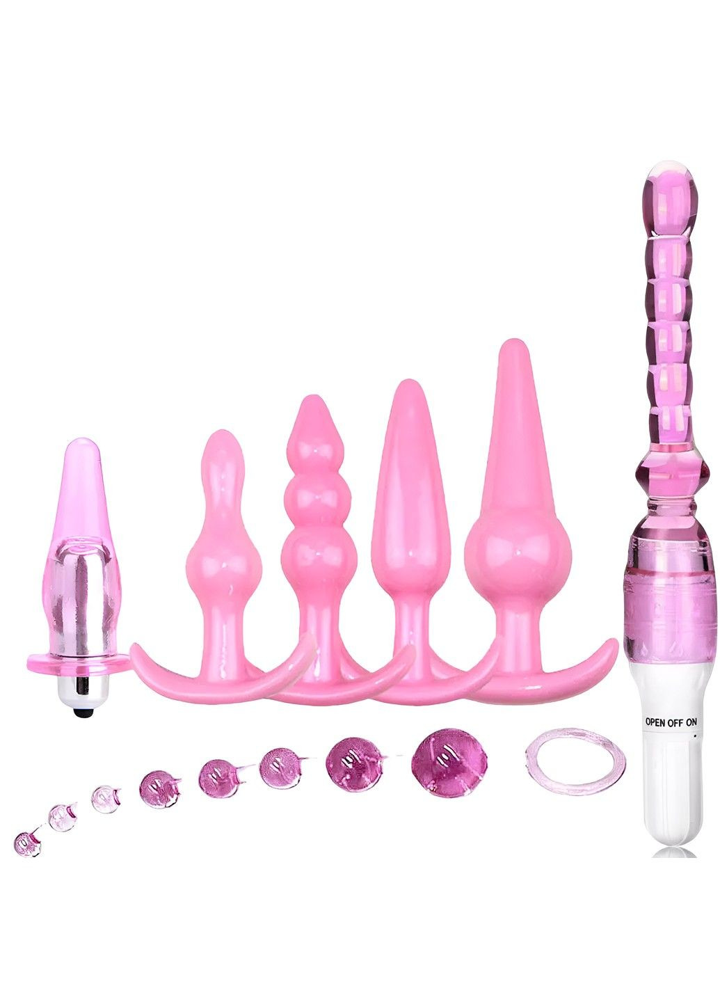 Набір секс іграшок для анальної стимуляції з 7 предметів We Love (284278218)