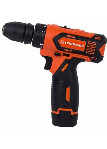 Шуруповерт-дрель аккумуляторная TCD-12 QC Li v2.0 12В 2х2А час Tekhmann (360415205)