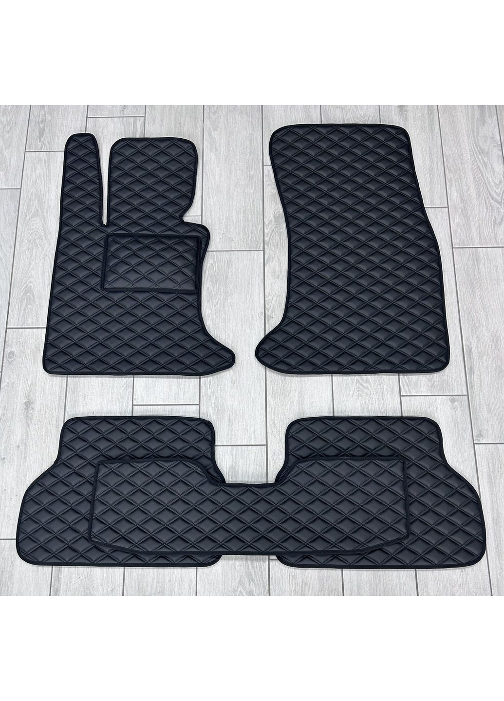 Автокилимки в салон з Екошкіри на BMW 5 (E60)/ БМВ 5 (E60) 2003-2010 No Brand 5-Series (365875305)