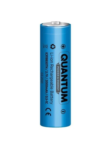 Акумулятор Quantum Li-ion ICR18650, 1500mAh, 0.5-1С з клемним виступом Westinghouse (335834812)