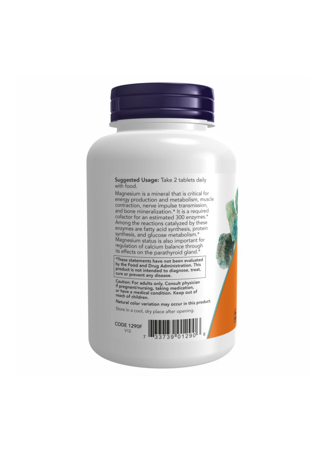 Магній цитрат 200мг для нервової системи підтримка травлення мінерали Now Foods (368989826)