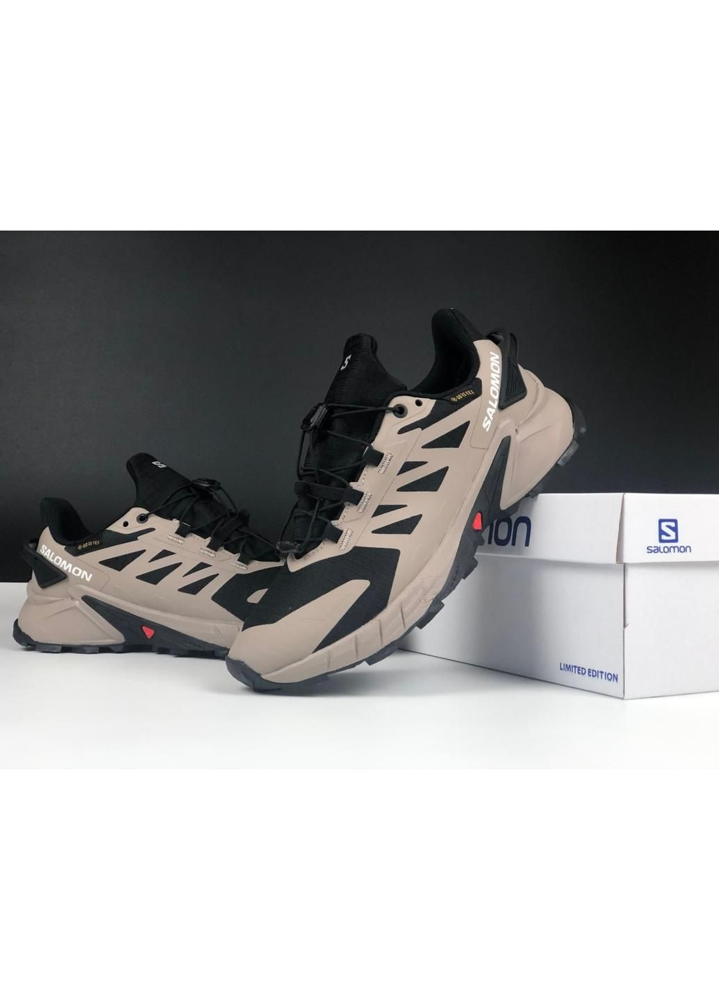 Бежеві Осінні бежеві термо чоловічі кросівки осінь\зима No Brand