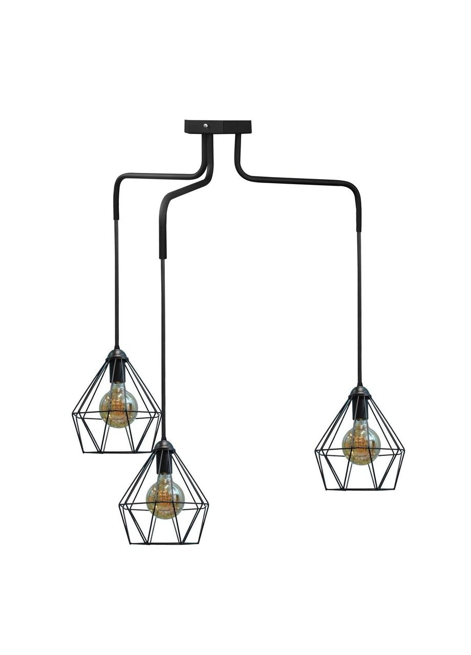 Люстра подвесная Sierra в стиле лофт на три плафона NL 10537-3 MSK Electric (325882607)