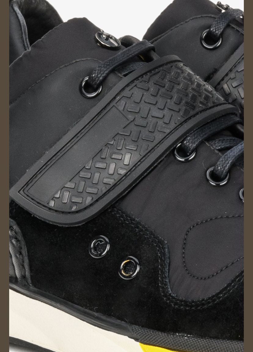 Черные демисезонные кроссовки, цвет черный Estro