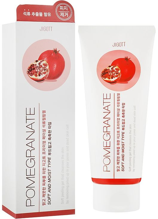 Пилинг-гель с экстрактом граната Premium Facial Pomegranate Peeling Gel 180ml (853950-13045) Jigott (368625025)