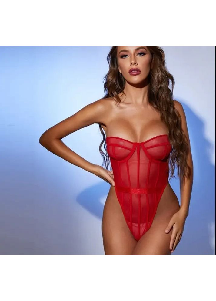 Сексуальный боди с косточками и кнопками в паху. Сексуальный боди из нейлона China (361442258)