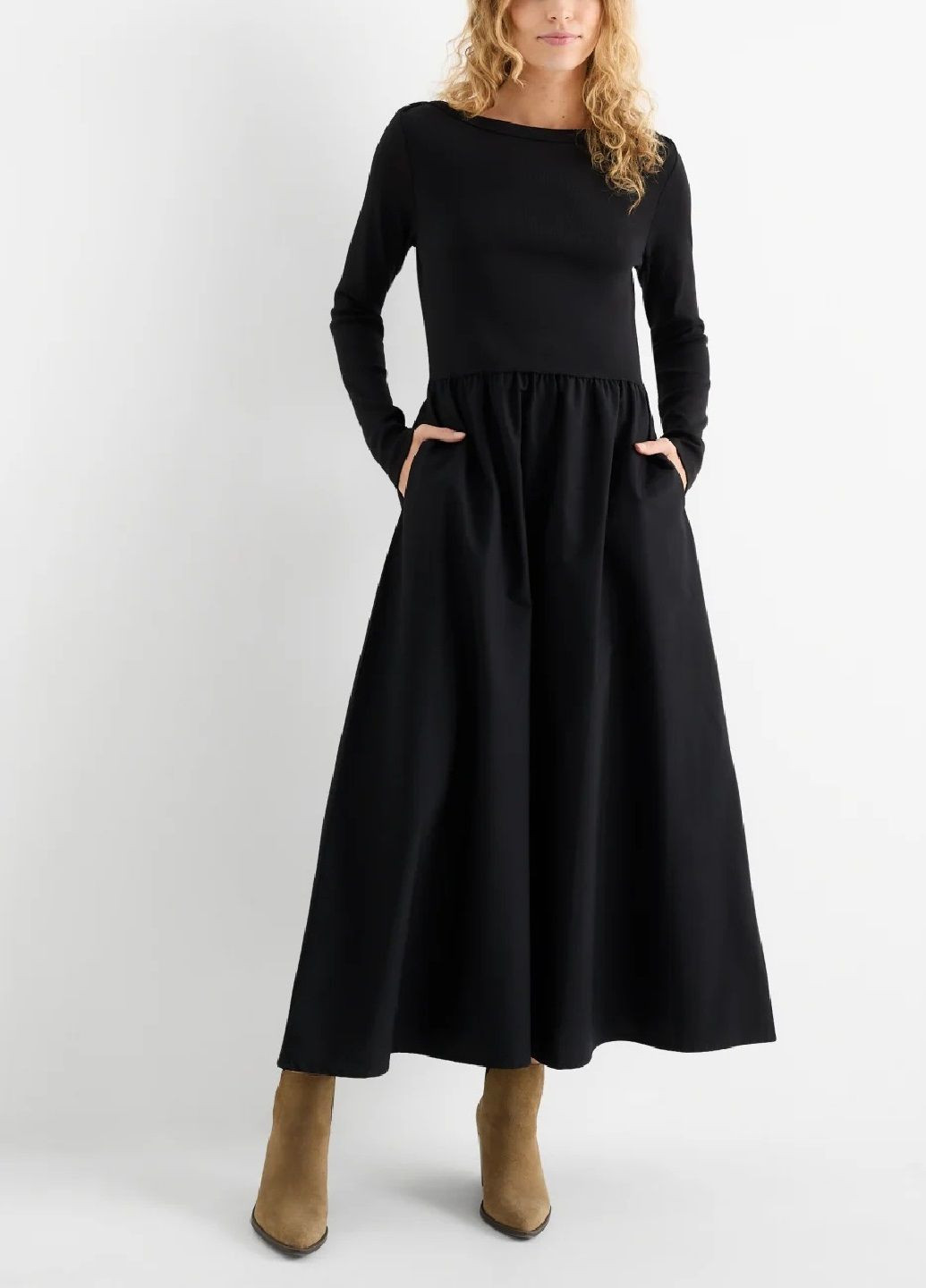 Чорна сукня C&A однотонна