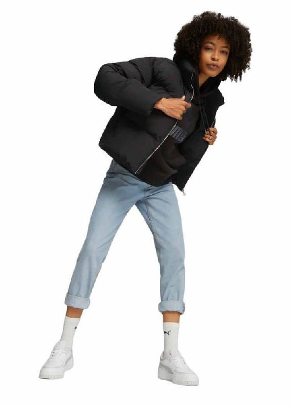 Черная куртка женская Puma classics oversized women’s puffer jacket
