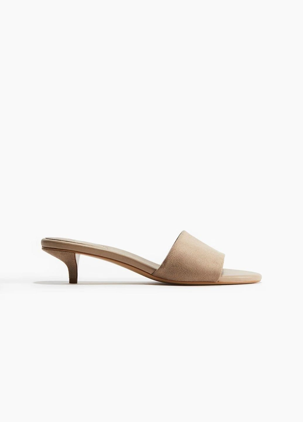 Бежевые мюли H&M