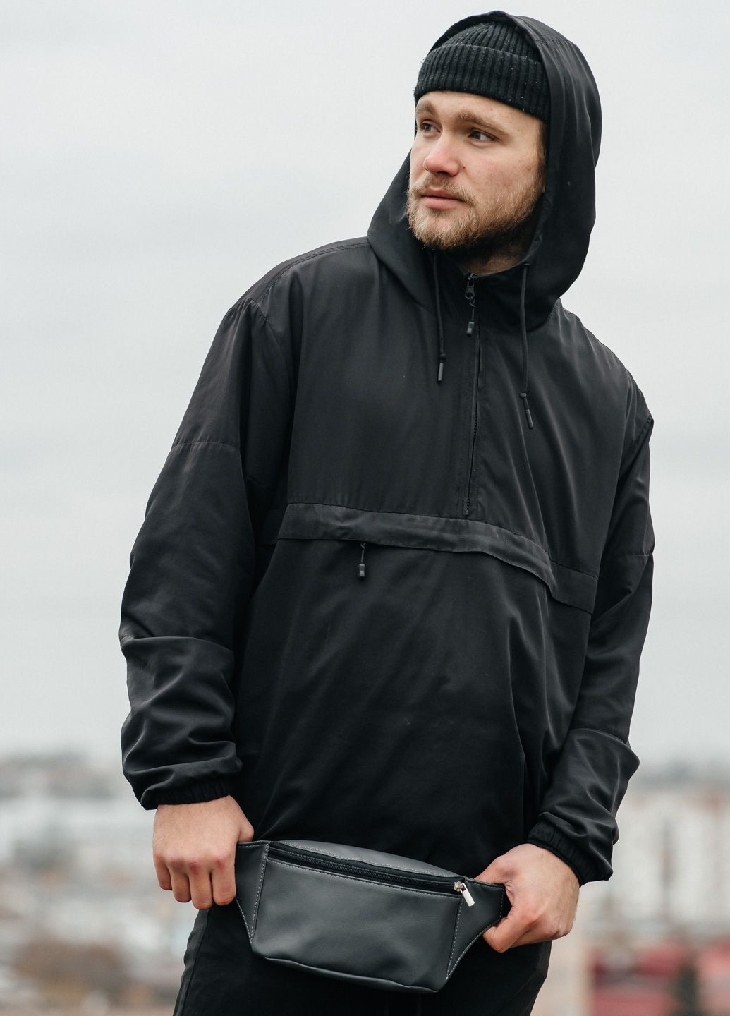 Сумка на пояс бананка Tirso MSH графитовая Sambag (325442997)