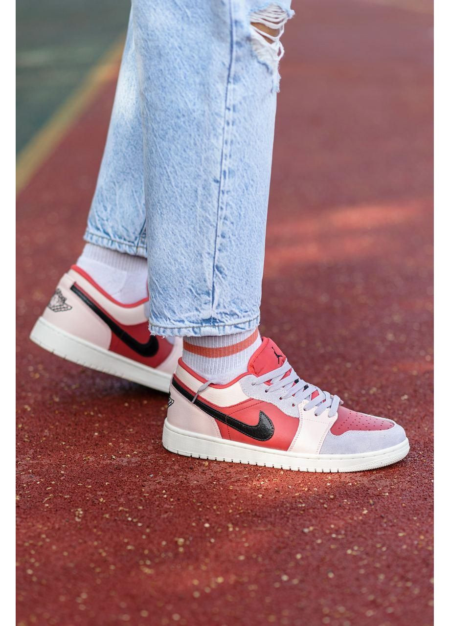 Бежеві Осінні кросівки чоловічі nike air jordan retro 1 low canyon rust найк аір джордан No Brand