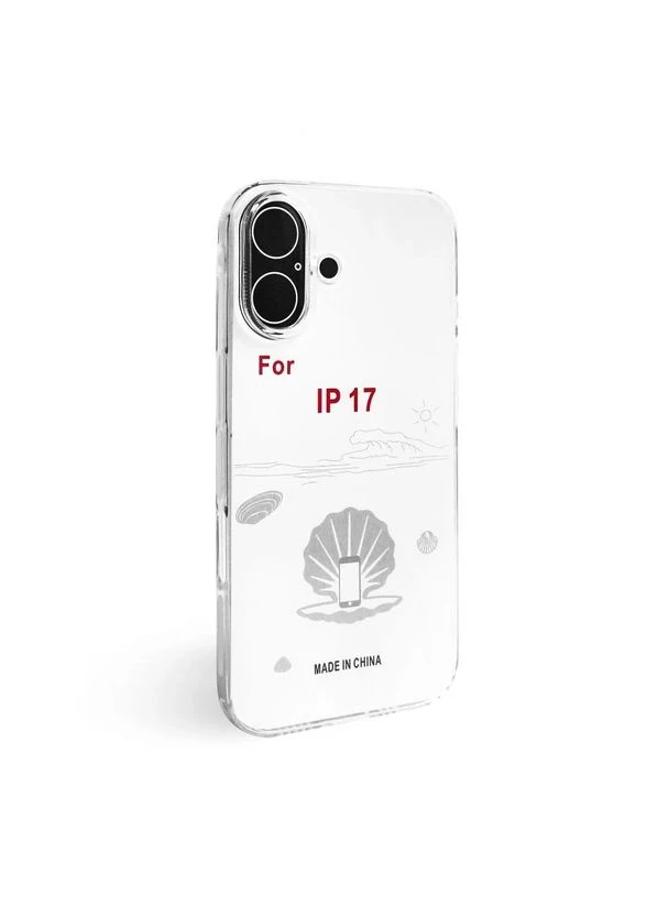 Чехол силиконовый KST для iPhone прозрачный закрытый низ 0,5 мм No Brand 17 (400875881)