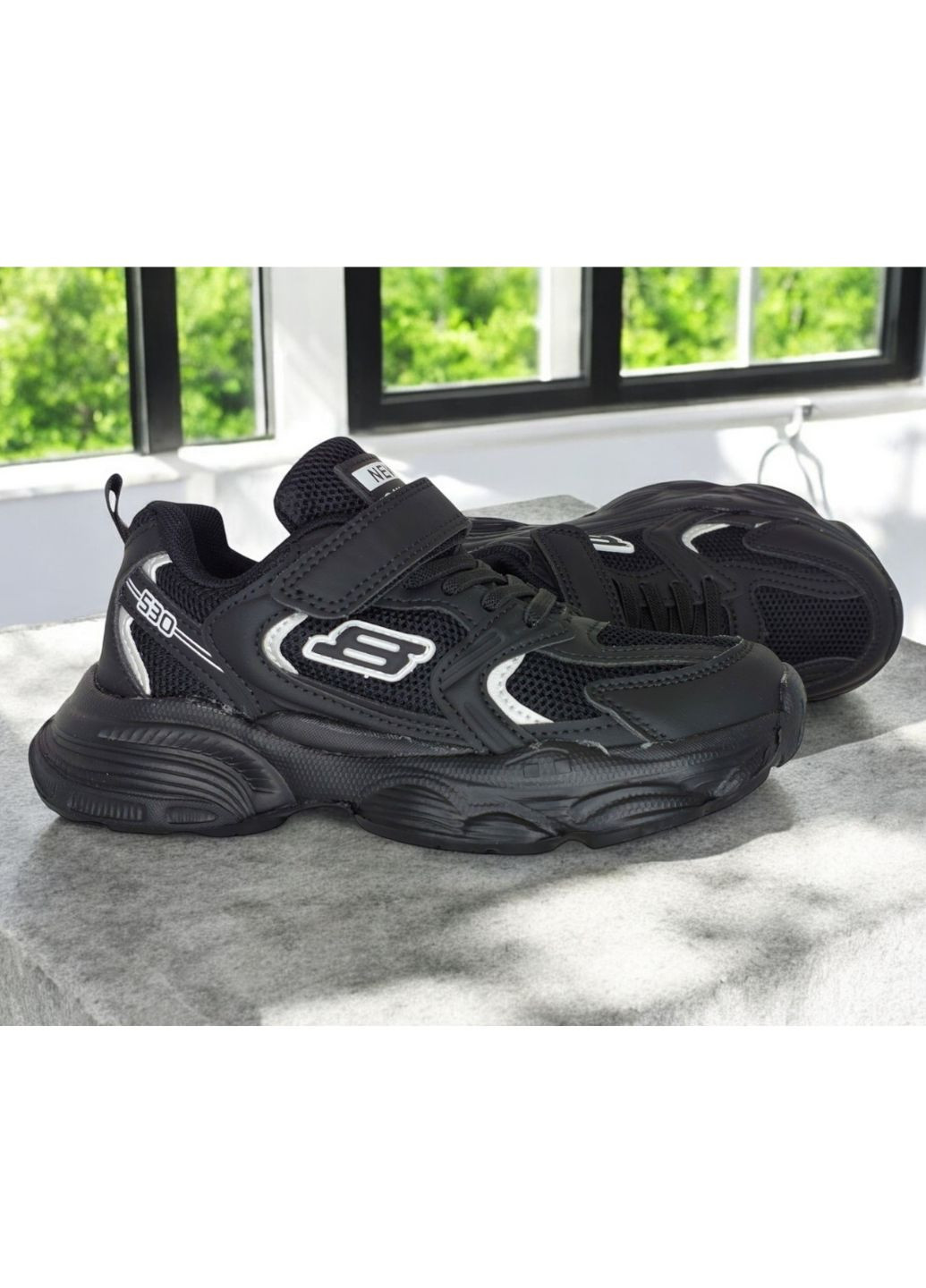 Чорні Осінні кросівки Clibee 825B