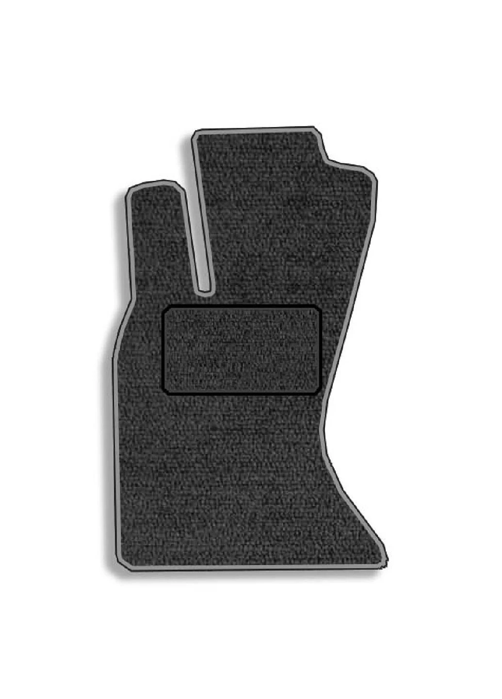 Килимок водія для Lexus GS 300 2005-2011 з підп'ятником 1 шт (Carrera) S4C GS 2005-2011 (374997277)