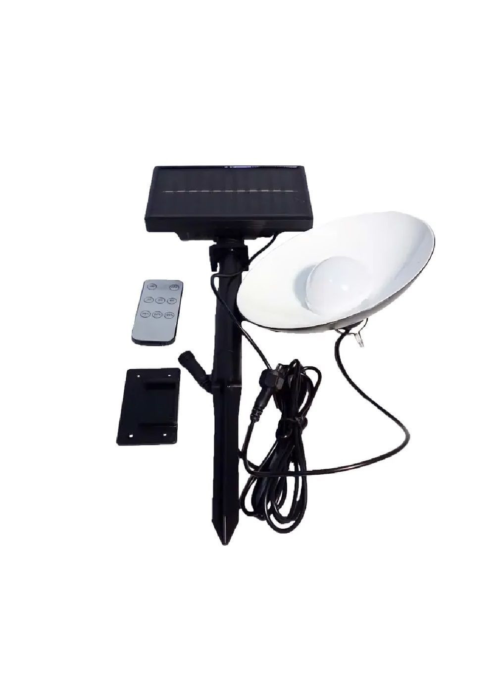 Вуличний світлодіодний автономний світильник з пультом, датчиком освітленості на сонячній батареї 30 LED 4400mAh (482274-Prob) Unbranded (372863071)