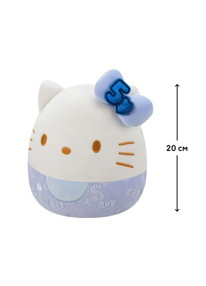 Мягкая игрушка Хелоу Китти в синем 20 см (SQSN00500) Squishmallows Хелоу Кітті у синьому 20 см (367830092)