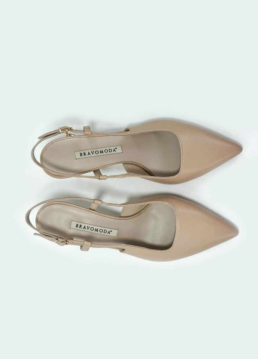 Бежевые босоножки 0329 bez 102 размер Bravo Moda