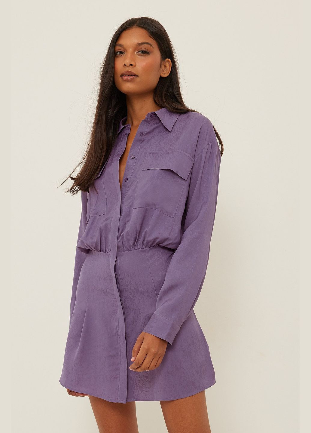Фиолетовое платье демисезон,фиолетовый, NA-KD