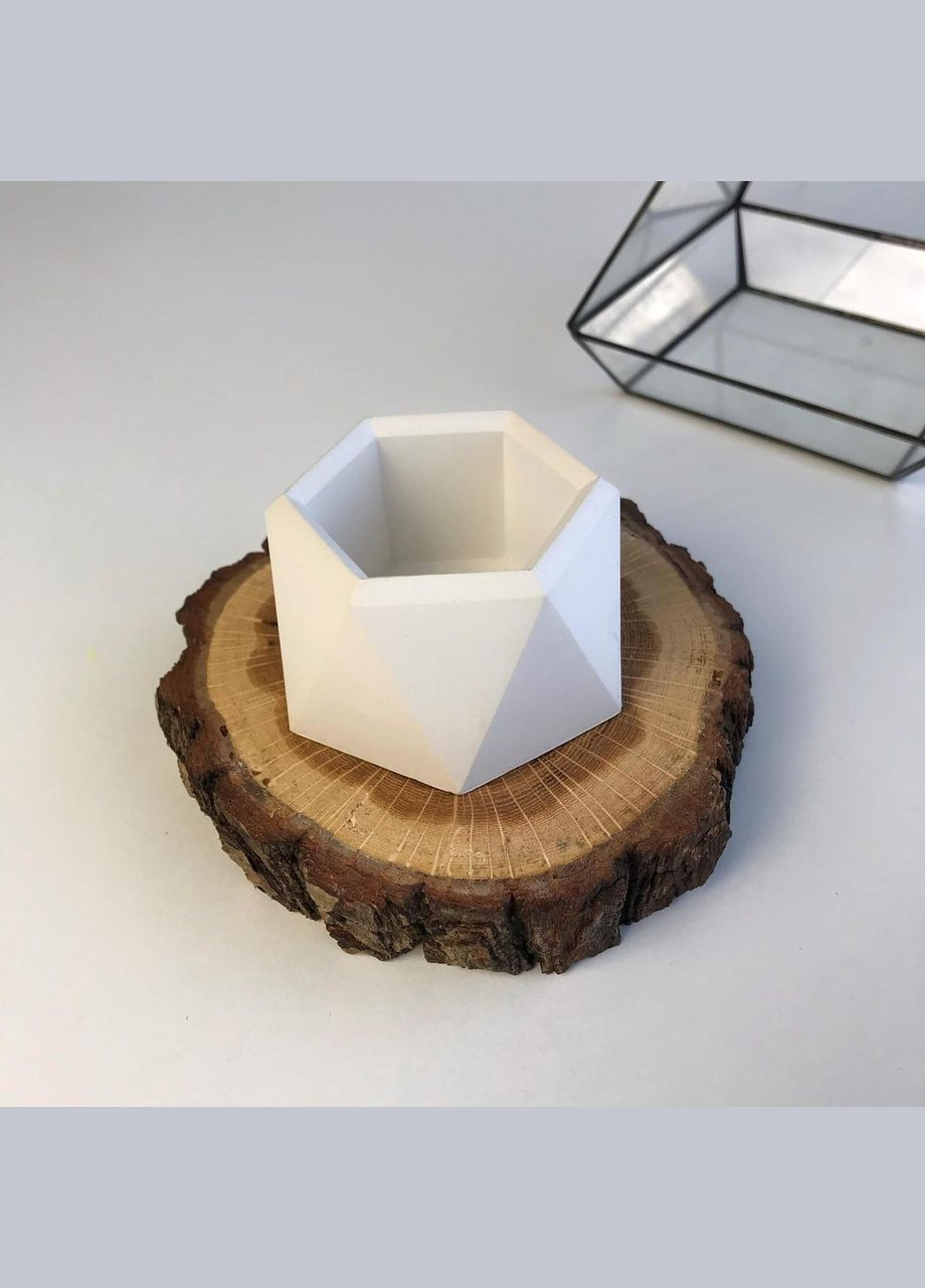 Набор кашпо для творчества из гипса 4 шт No Brand (316122621)