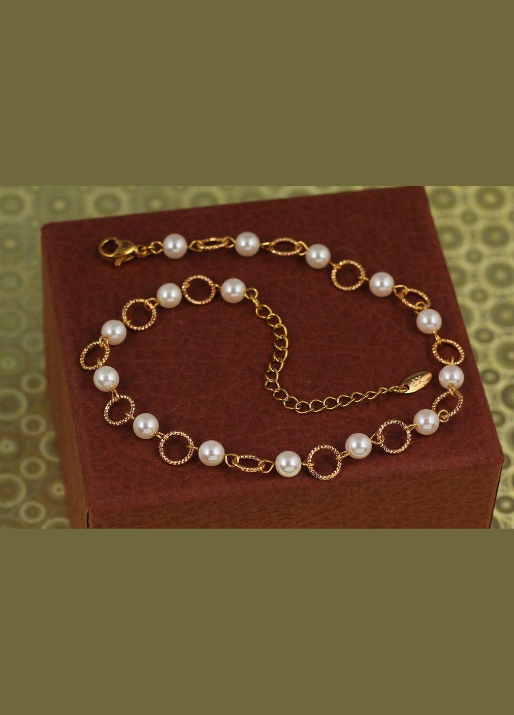 Браслет на ногу з перлинами 29 см Xuping Jewelry (317269482)