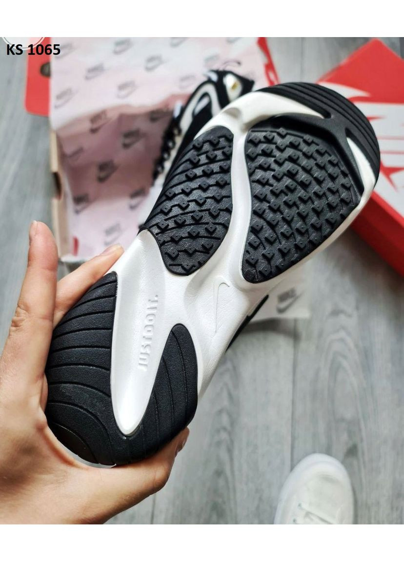Черные демисезонные кроссовки мужские nike air zoom 2k white black найк аир зум 2к No Brand