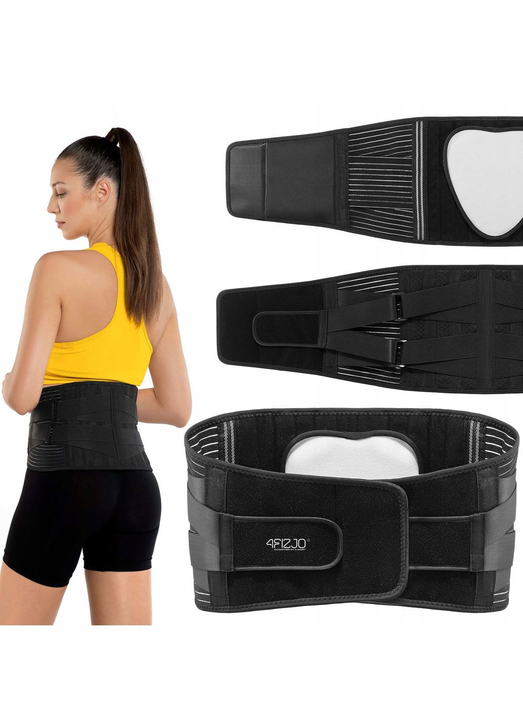 Пояс (бандаж) для поясничного отдела позвоночника Size M (P-5907739317551) 4FIZJO (301842096)