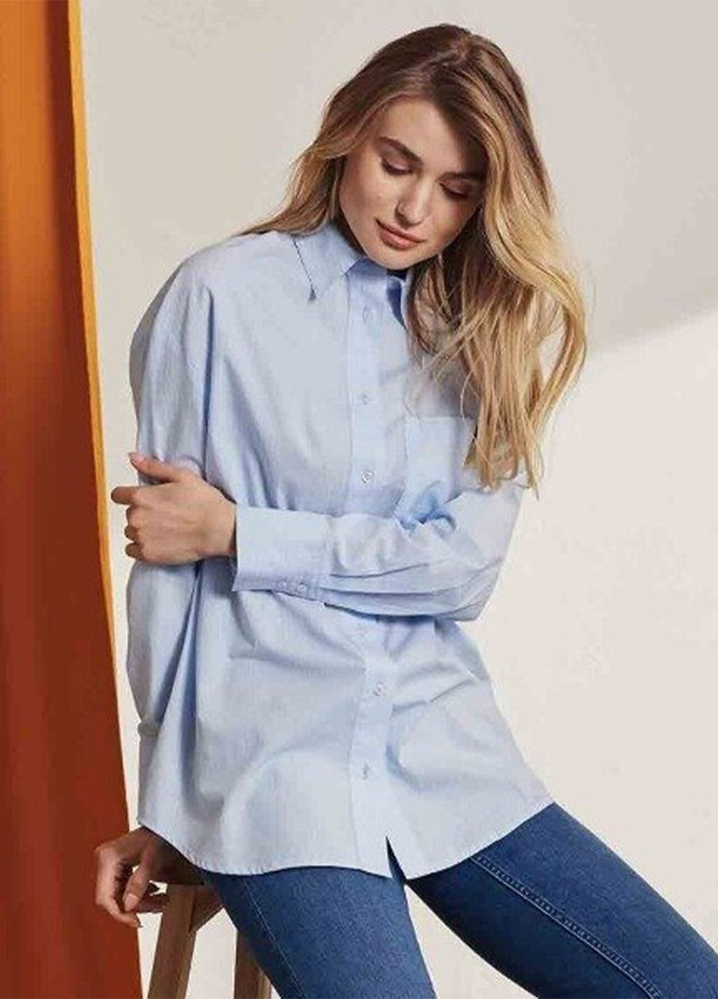 Сорочка в смужку блуза жіноча Esmara (286421126)