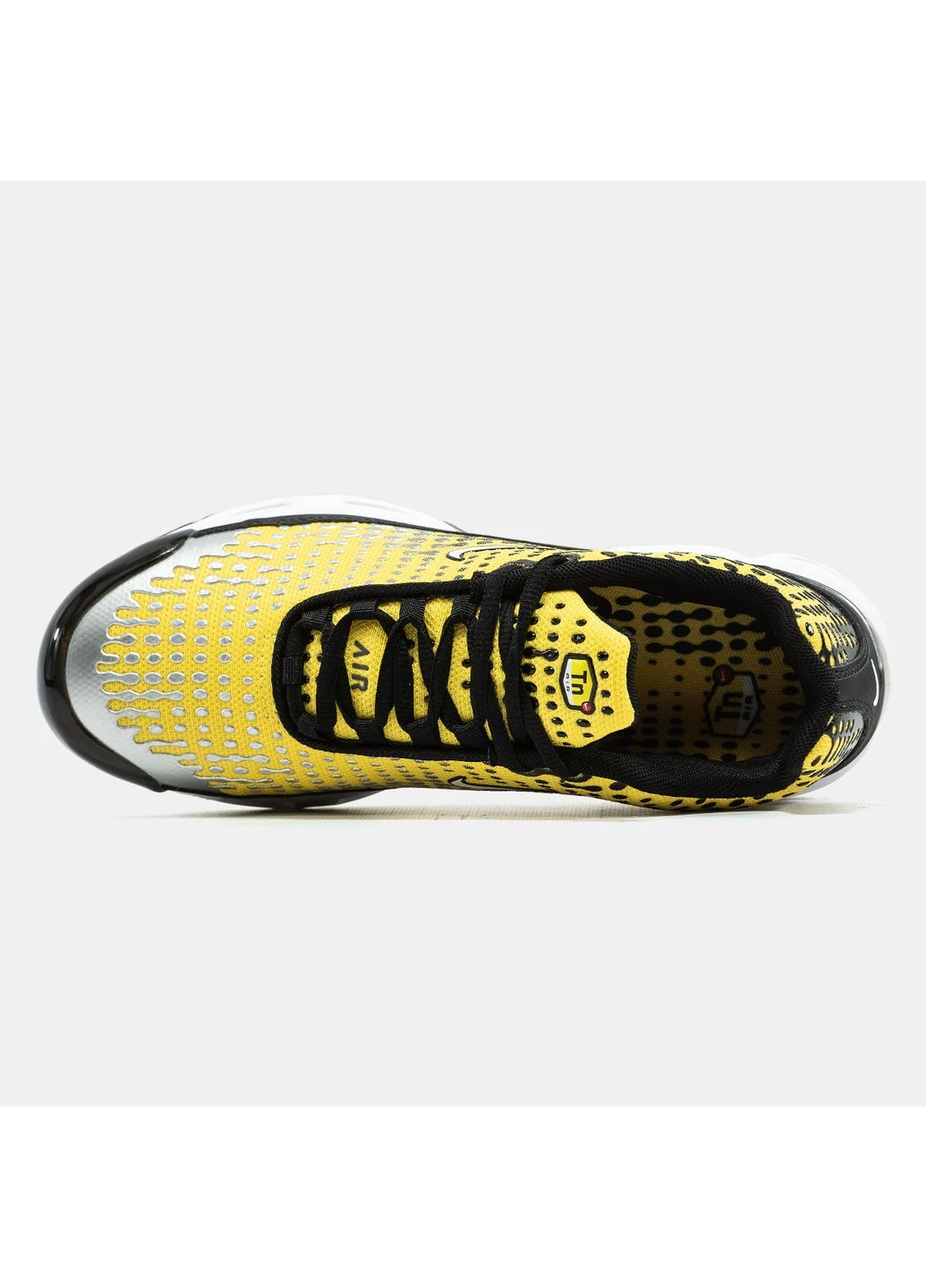 Желтые демисезонные кроссовки мужские nike air max plus vii yellow black | найк аир макс плюс жёлтые No Brand